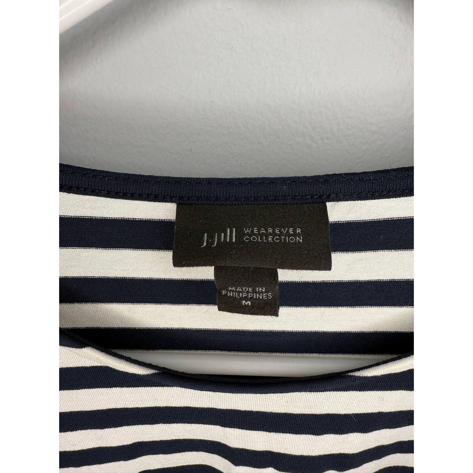 Other J. Jill Wearever Collection Striped Tunic Top White/Black M Size M / US 6-8 / IT 42-44 - 5 Thumbnail