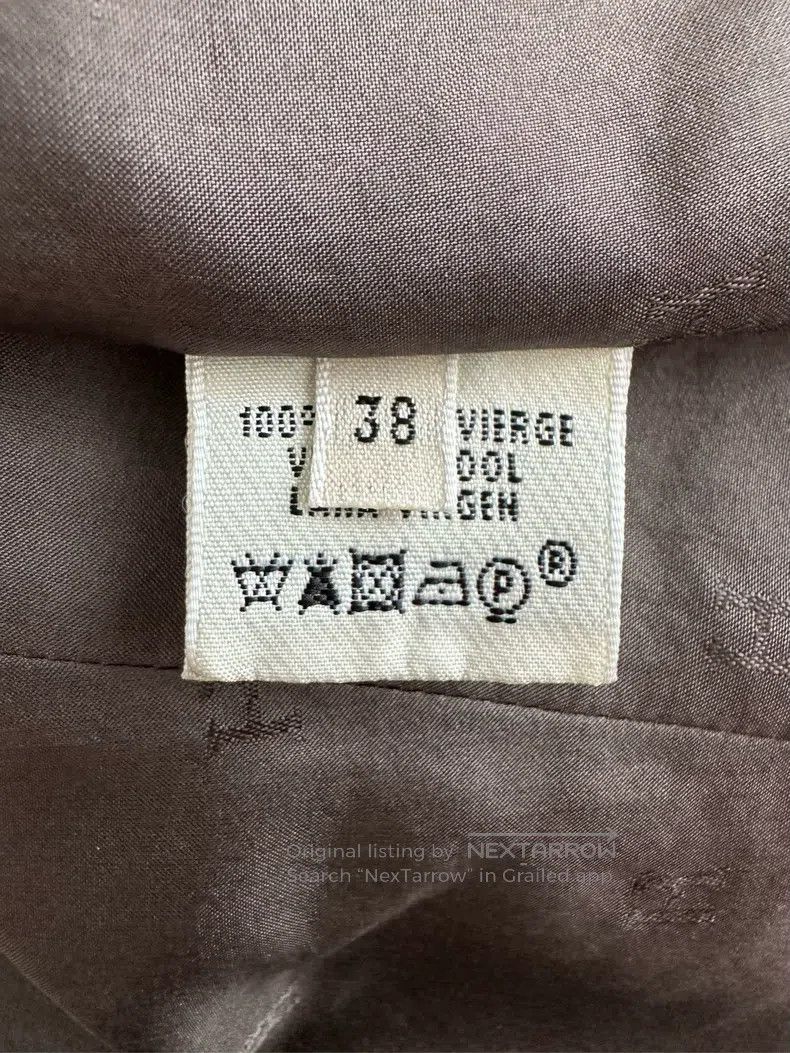 Hermes Hermes Wool Business Casual Double-breasted Suit Jacket, B Size XS / US 0-2 / IT 36-38 - 9 Thumbnail