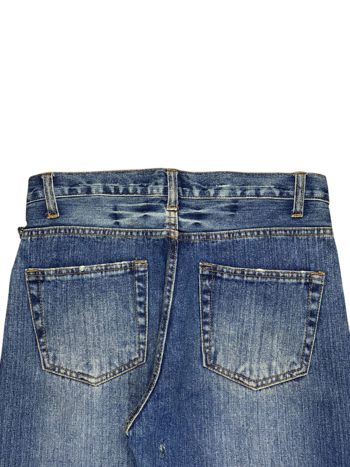 Japanese Brand Vintage Japanese Brand Faded Wash Patched Loose Jeans Size US 31 - 9 Thumbnail