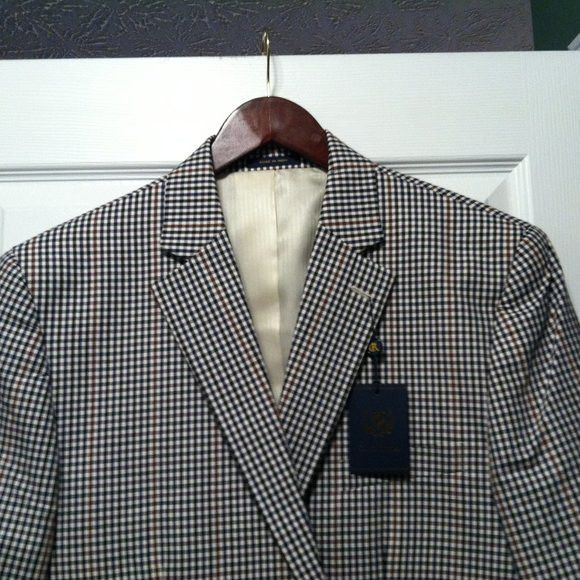 Club Room CLUB ROOM MEN'S NEW 100%COTTON SPORT JACKET BLAZER SIZE: 42R Size 42R - 2 Thumbnail