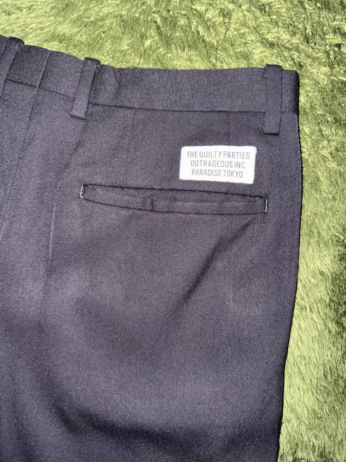 Wacko Maria [S] Wacko Maria Blank Line Jonny A Wool Slacks Trousers Size US 32 / EU 48 - 13 Thumbnail