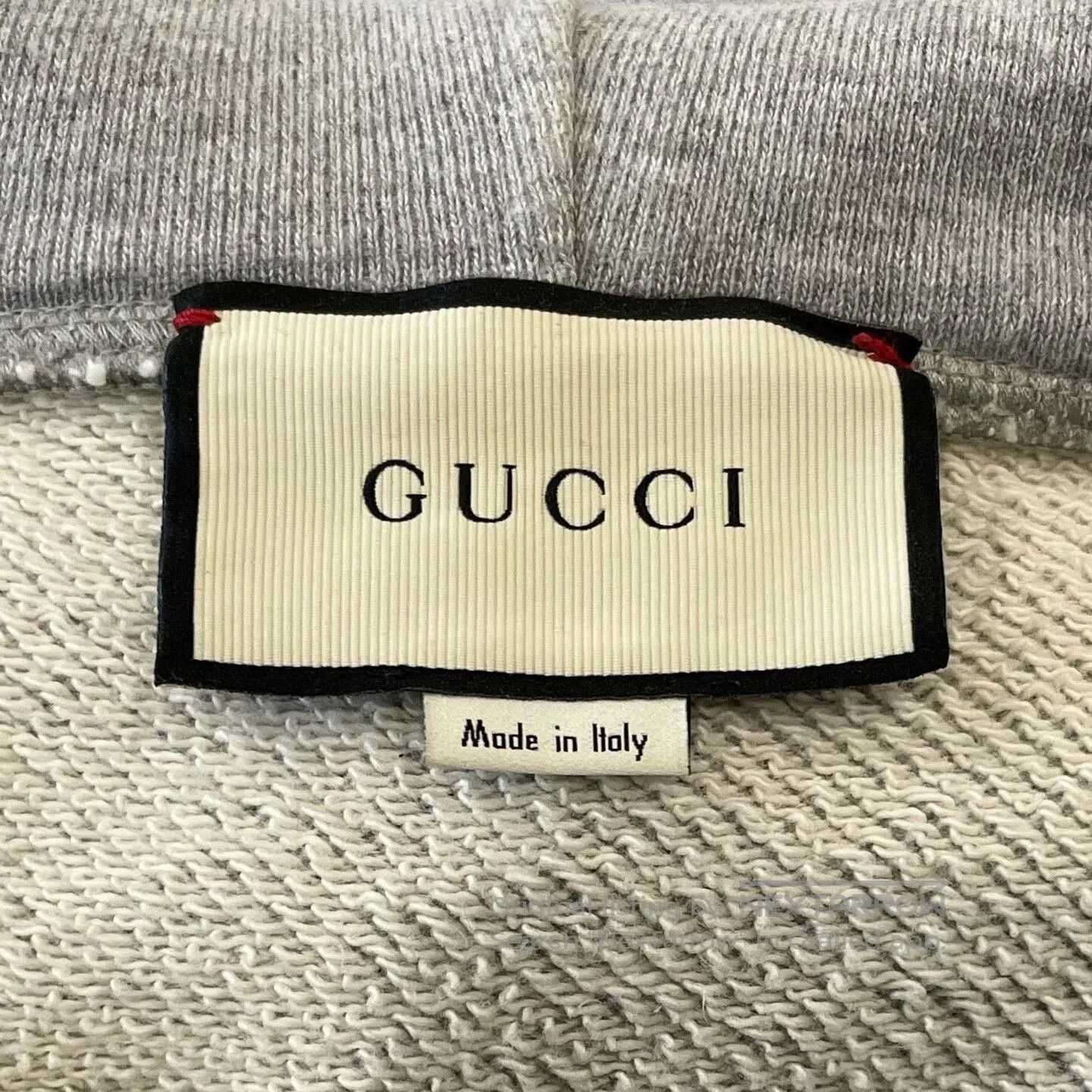 Gucci gucci gray hoodie with embroidery size small. Size US S / EU 44-46 / 1 - 5 Thumbnail