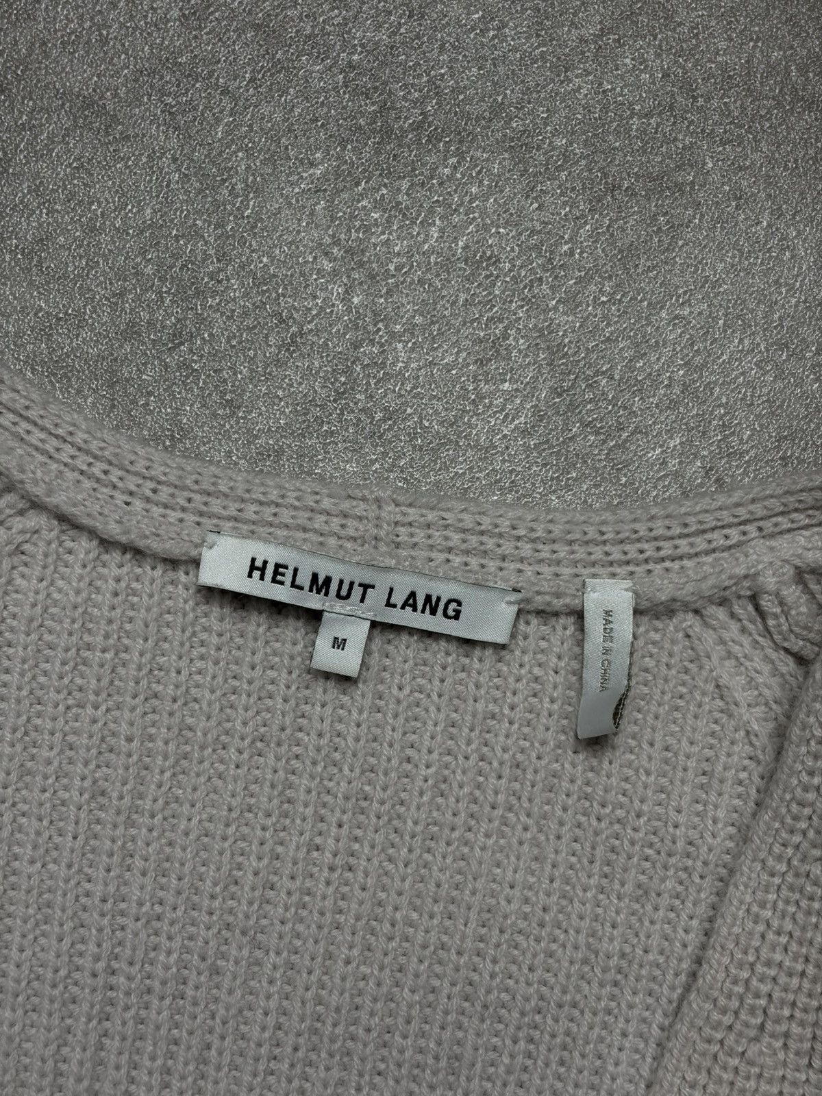 Helmut Lang Helmut Lang Womens Cotton Cashmere Knitwear Womens Size M / US 6-8 / IT 42-44 - 7 Thumbnail