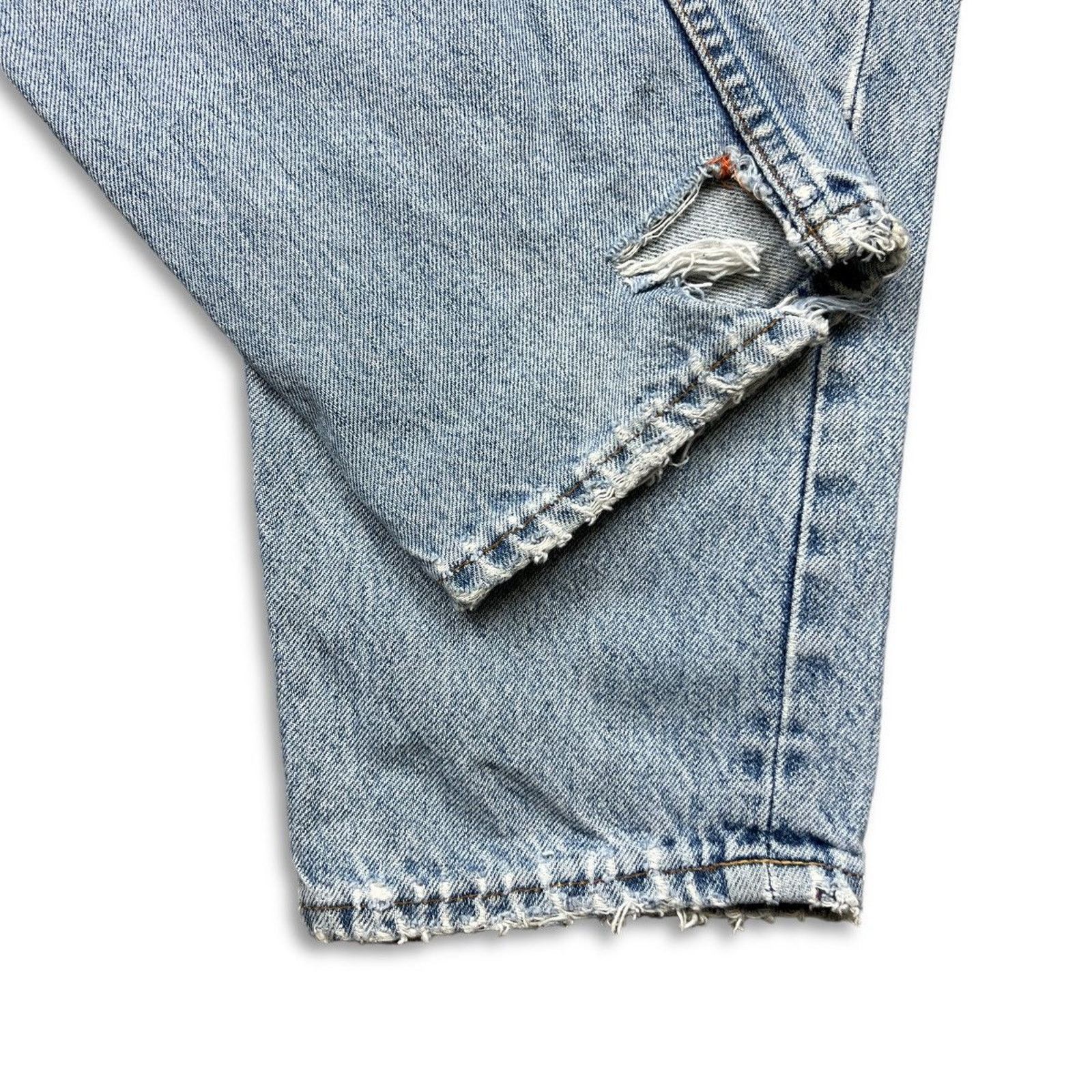 Levi's × Vintage Vintage Levi's 532 Jeans 34x32 Blue Thrashed 90s Denim Pants Size US 34 / EU 50 - 6 Thumbnail