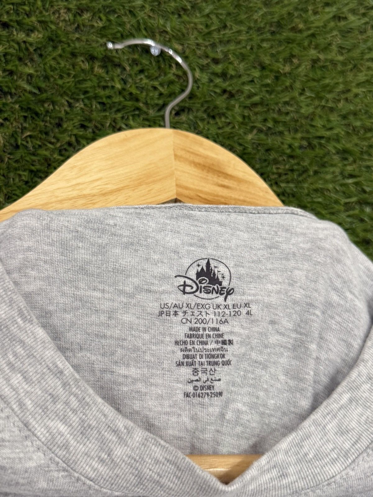 Disney Disney Cruise 2025 Mickey Mouse Grey Oversized Logo Tee XL Size US XL / EU 56 / 4 - 5 Thumbnail