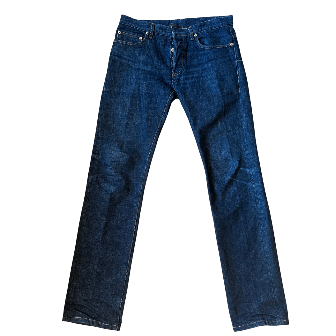 image of Christian Dior Monsieur Christian Dior | Mens | Vintage | Jeans in Washed Navy (Size 30)