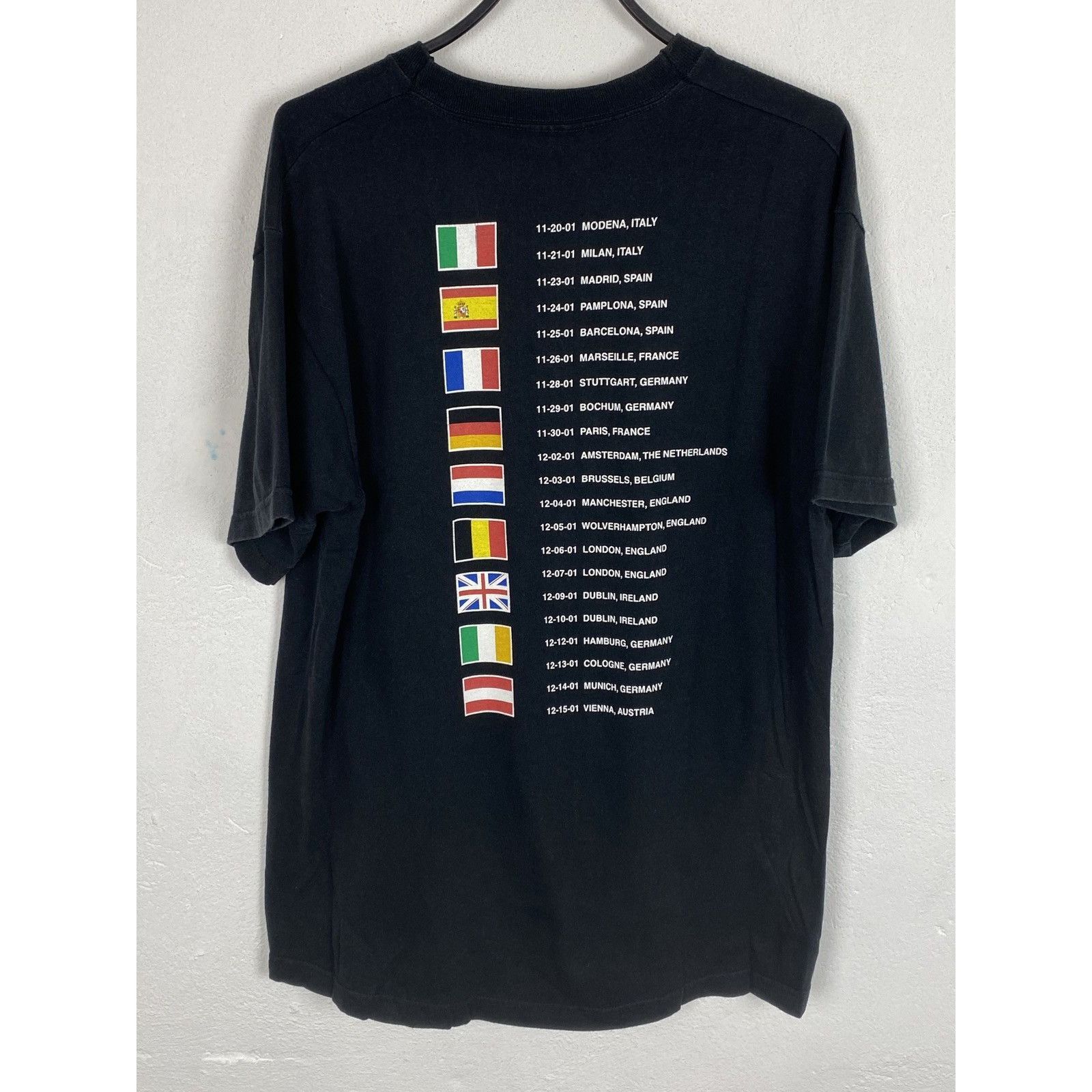 Band Tees 00s Vintage Steve Vai 2001 Alive In An Ultra World Tour Tee Size US L / EU 52-54 / 3 - 6 Thumbnail