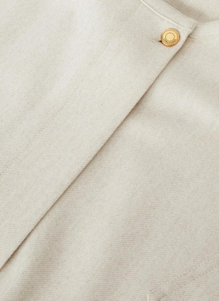 Loro Piana o1srvl11e0526 FAO4165 Adriana Shirt in Off-White Size S / US 4 / IT 40 - 5 Thumbnail