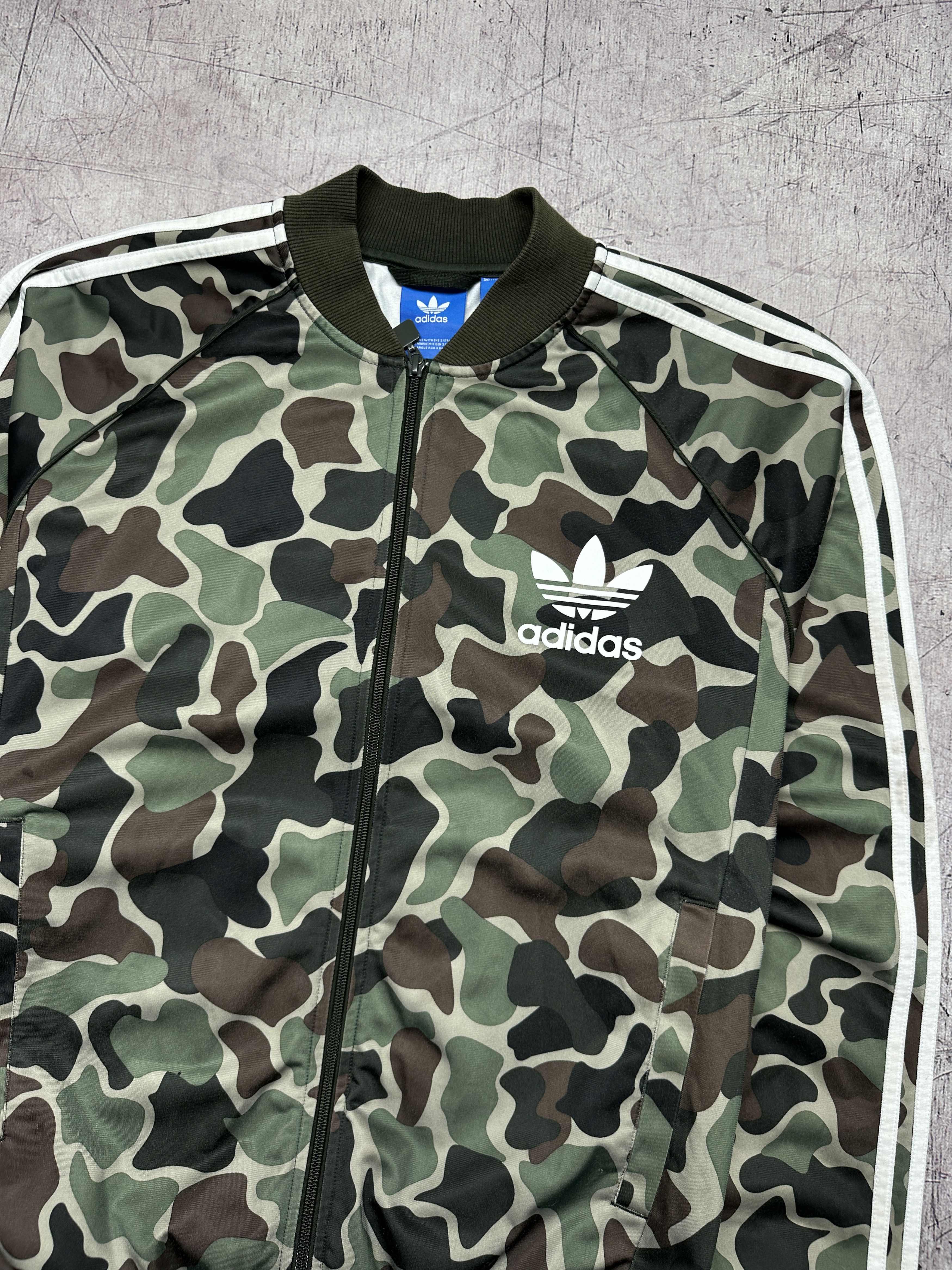 Adidas Adidas Mens Track Top Bomber Jacket Size US XL / EU 56 / 4 - 2 Thumbnail