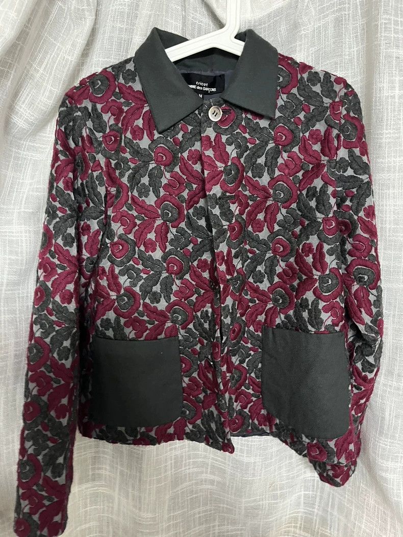 Comme des Garcons Comme Des Garcons Embroidered flower coat Size M / US 6-8 / IT 42-44 - 1 Thumbnail