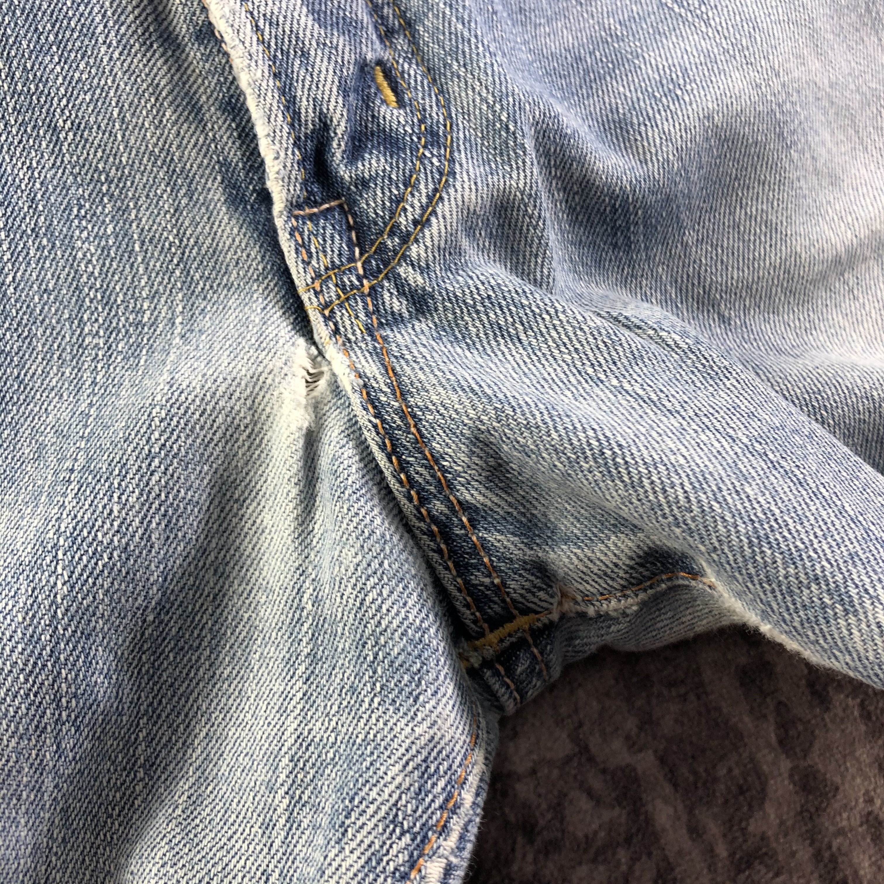 Edwin Vintage Light Wash Edwin 505 Selvedge Jeans-JM3577 Size US 32 / EU 48 - 8 Thumbnail