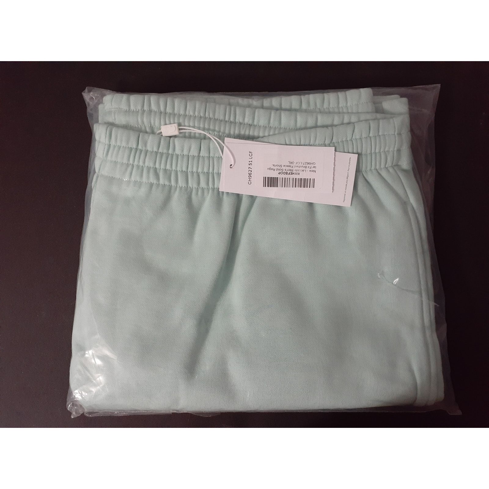 Lacoste Lacoste Men's Regular Fit Organic Cotton Shorts Mint 3XL Size US 44 / EU 60 - 2 Thumbnail