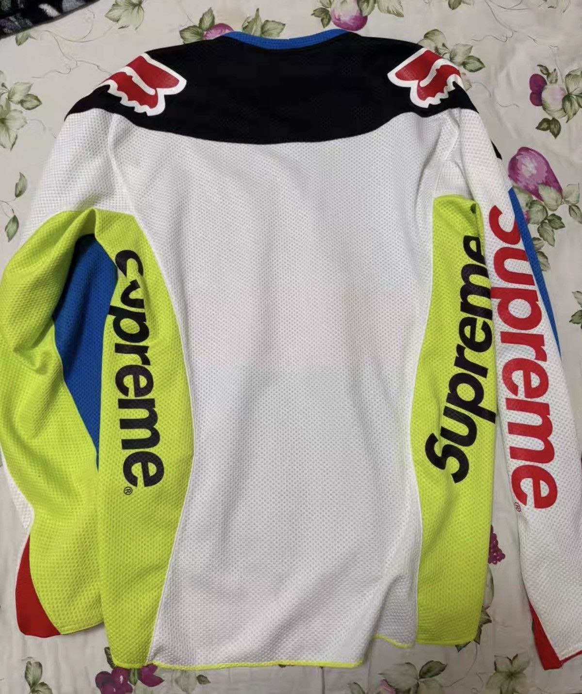 Fox Racing × Supreme Supreme Fox racing moto Jersey top green white tee T-shirt Size US S / EU 44-46 / 1 - 3 Thumbnail