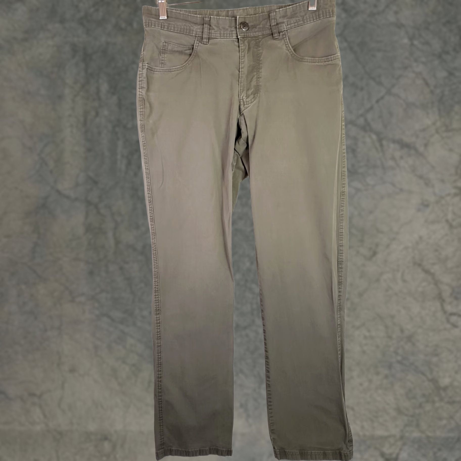 Vintage Columbia Chino Pants Men's 32X34 Straight Leg Pocket Green Khaki Size US 32 / EU 48 - 1 Thumbnail
