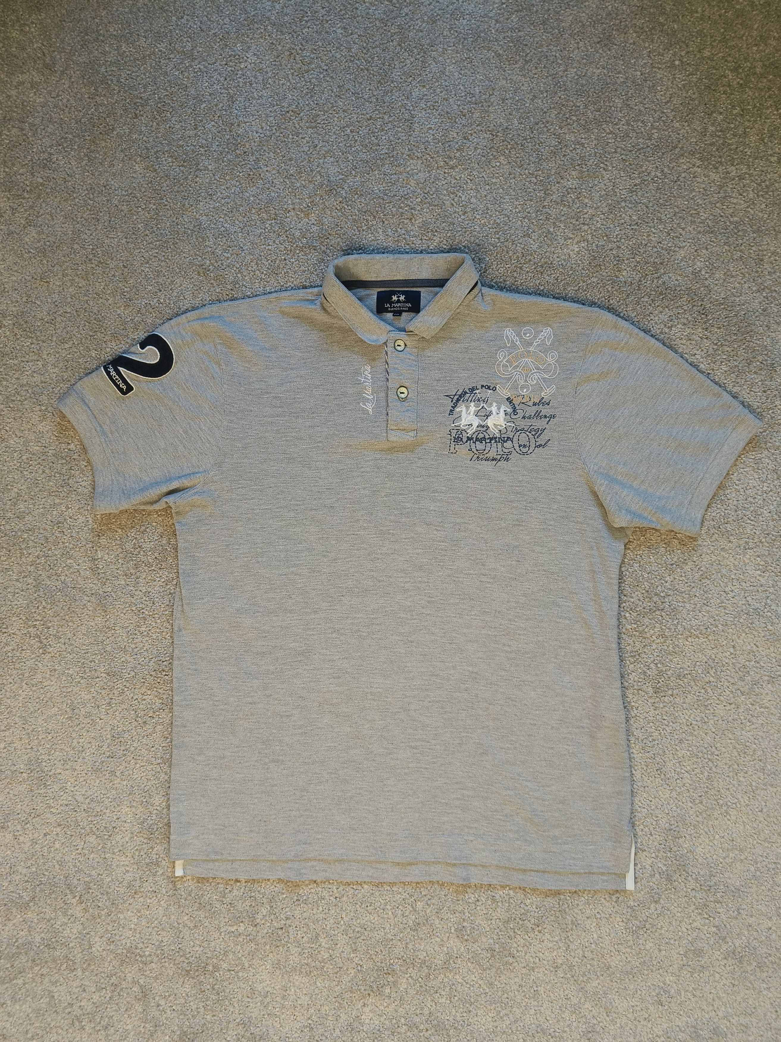 La Martina La Martina Paris Equestrian Graphic Polo Shirt Size US XL / EU 56 / 4 - 1 Thumbnail