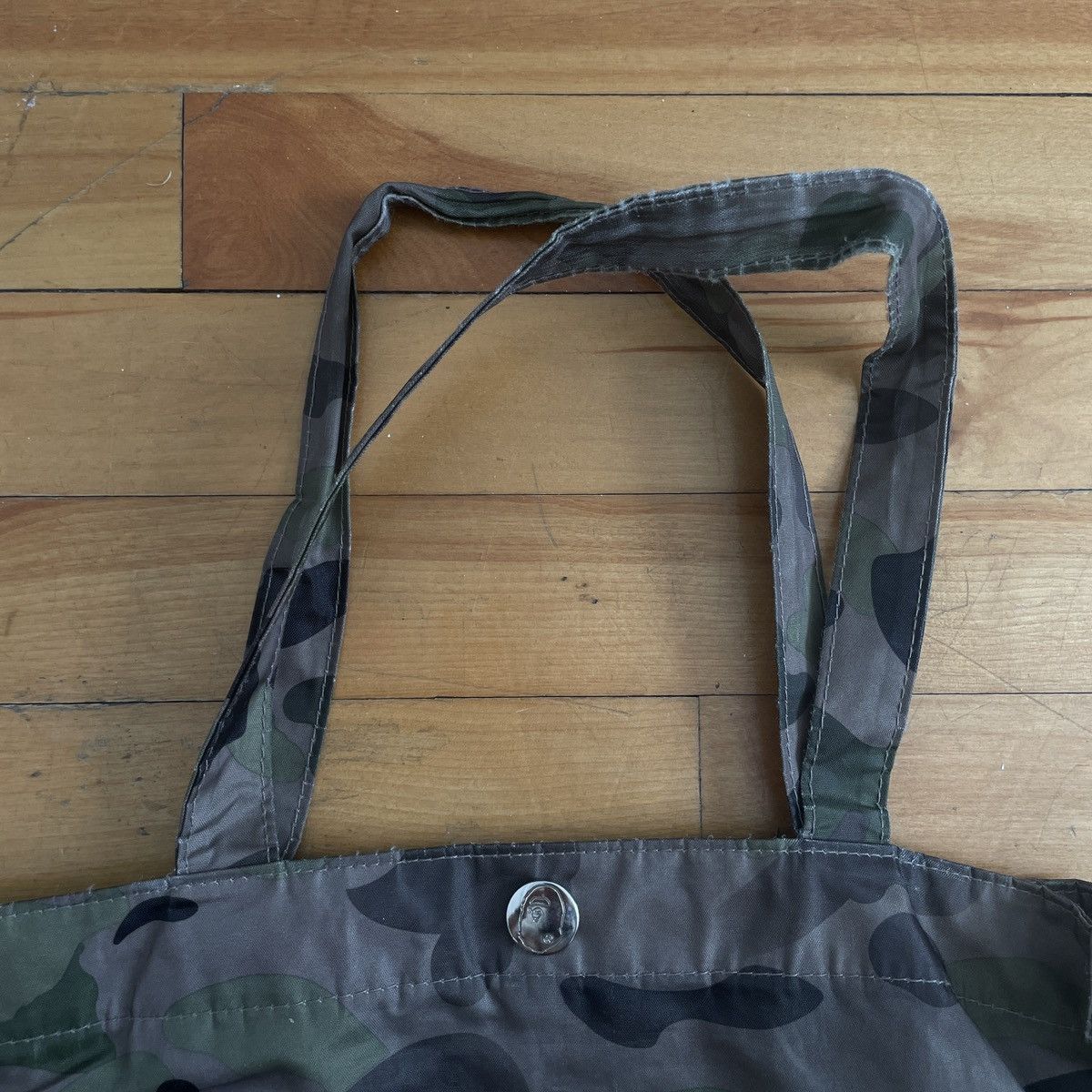 Bape Bape Camo Green and Black Tote Bag Size ONE SIZE - 4 Thumbnail