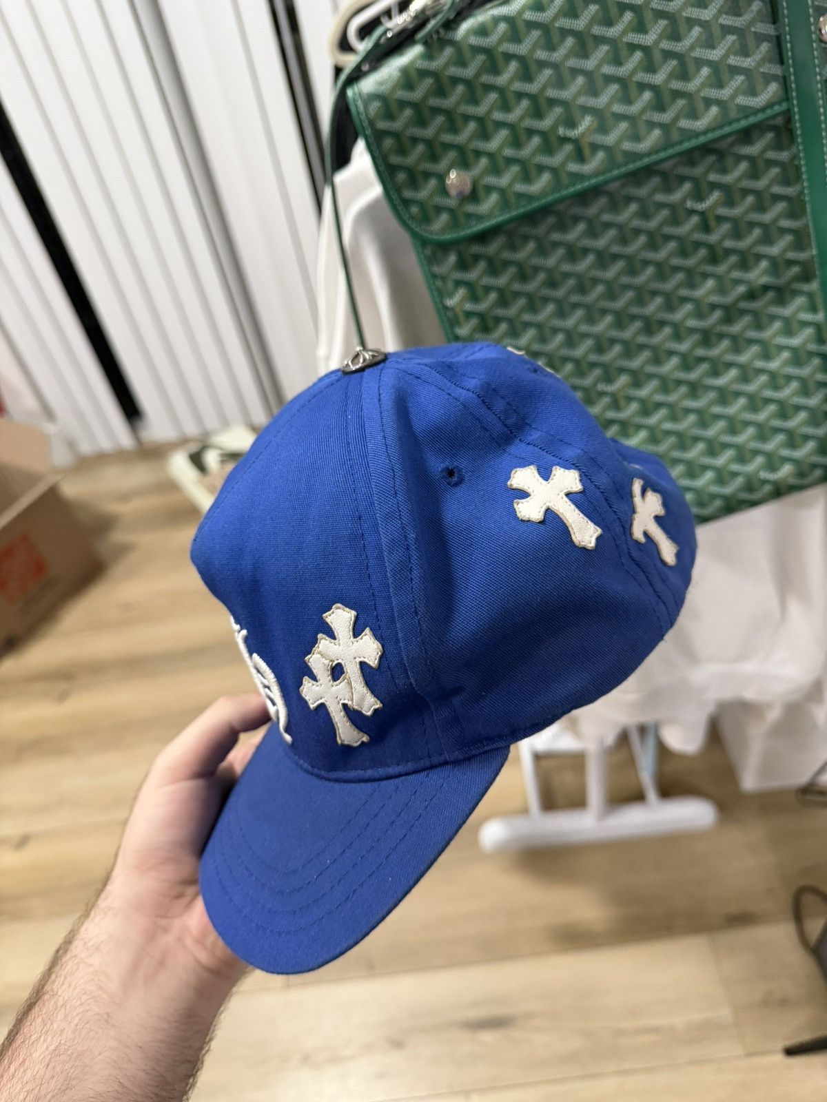 Chrome Hearts Chrome hearts blue/white multi patch hat Size ONE SIZE - 3 Thumbnail