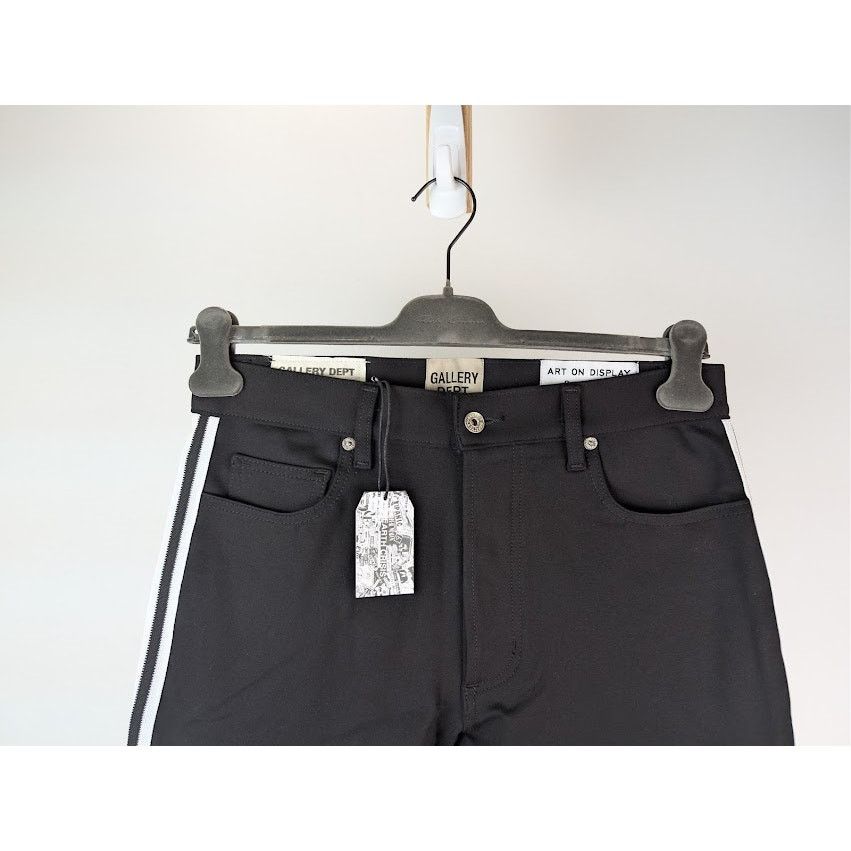 Gallery Dept. o1rshd1 Striped Logan Poly Flared Pants in Black Size US 32 / EU 48 - 3 Thumbnail