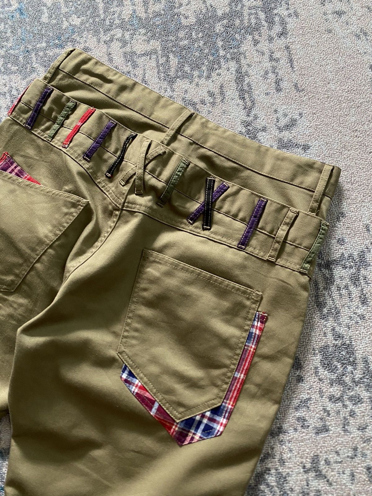 If Six Was Nine Japanes Spinash Double Waist Vkei Style Size US 33 - 7 Thumbnail