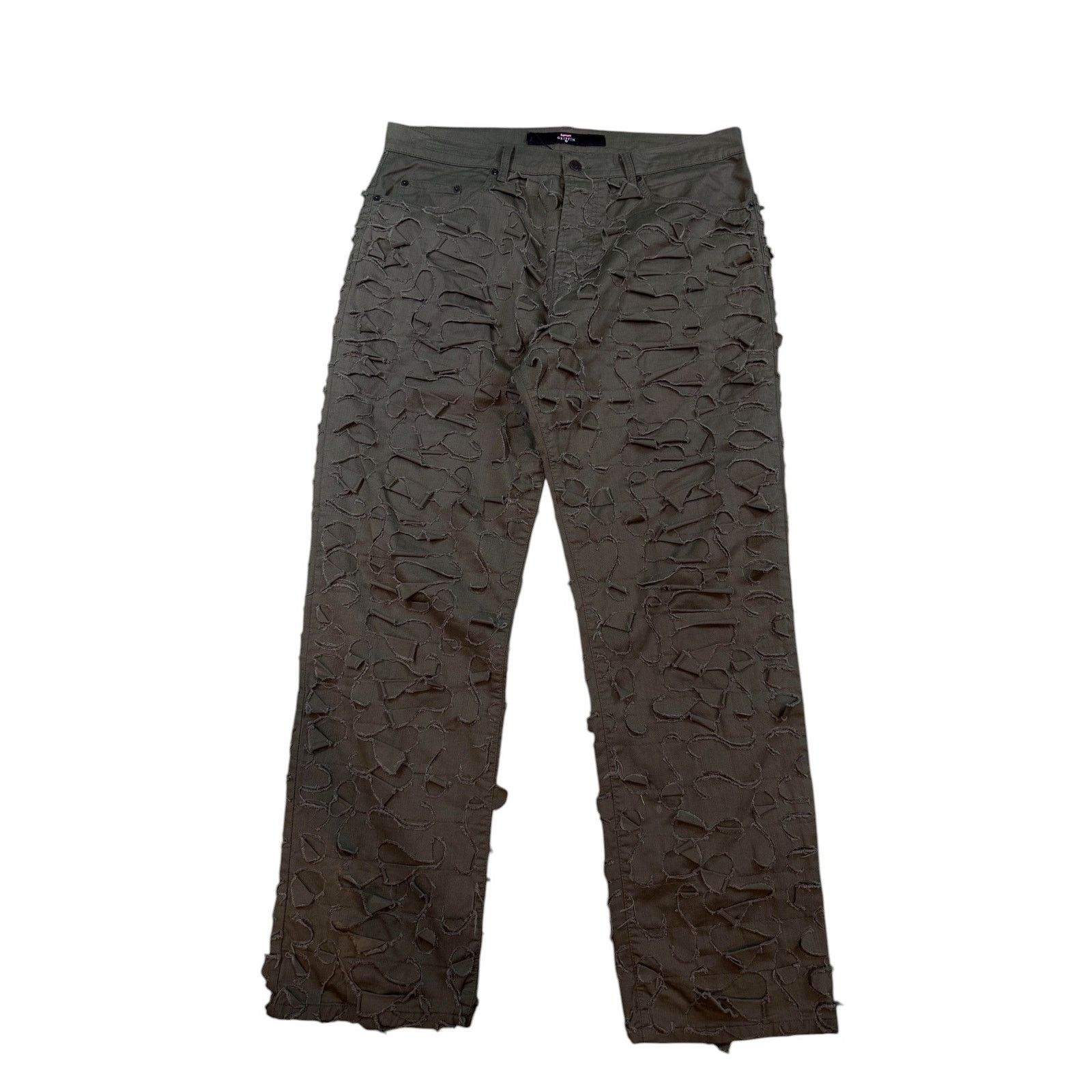 Supreme Griffin Denim Olive Jeans