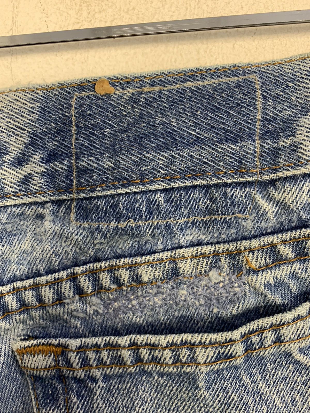 Levi's 80s 90s Levi’s Strauss 701 Indigo Denim Jeans Buttonfly Size 26" / US 2 / IT 38 - 11 Thumbnail