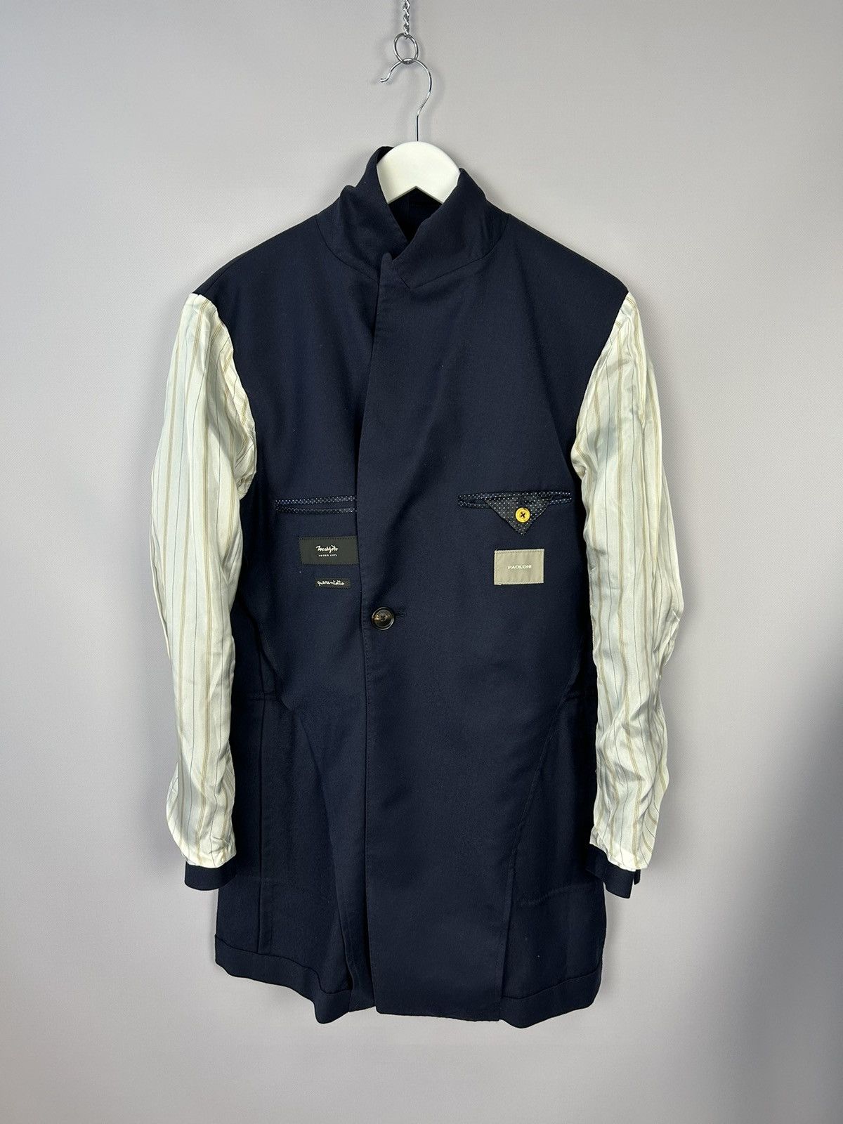 Paoloni Paoloni Quarantotto Double Breasted Wool Unlined Blazer EU48 Size 48R - 17 Thumbnail