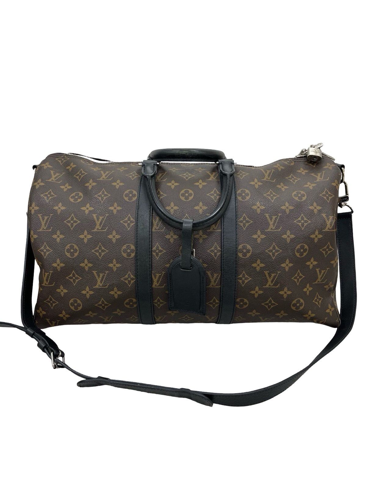 Louis Vuitton Keepall Bandoulière 45 in Monogram Macassar canvas. Size ONE SIZE - 1 Thumbnail