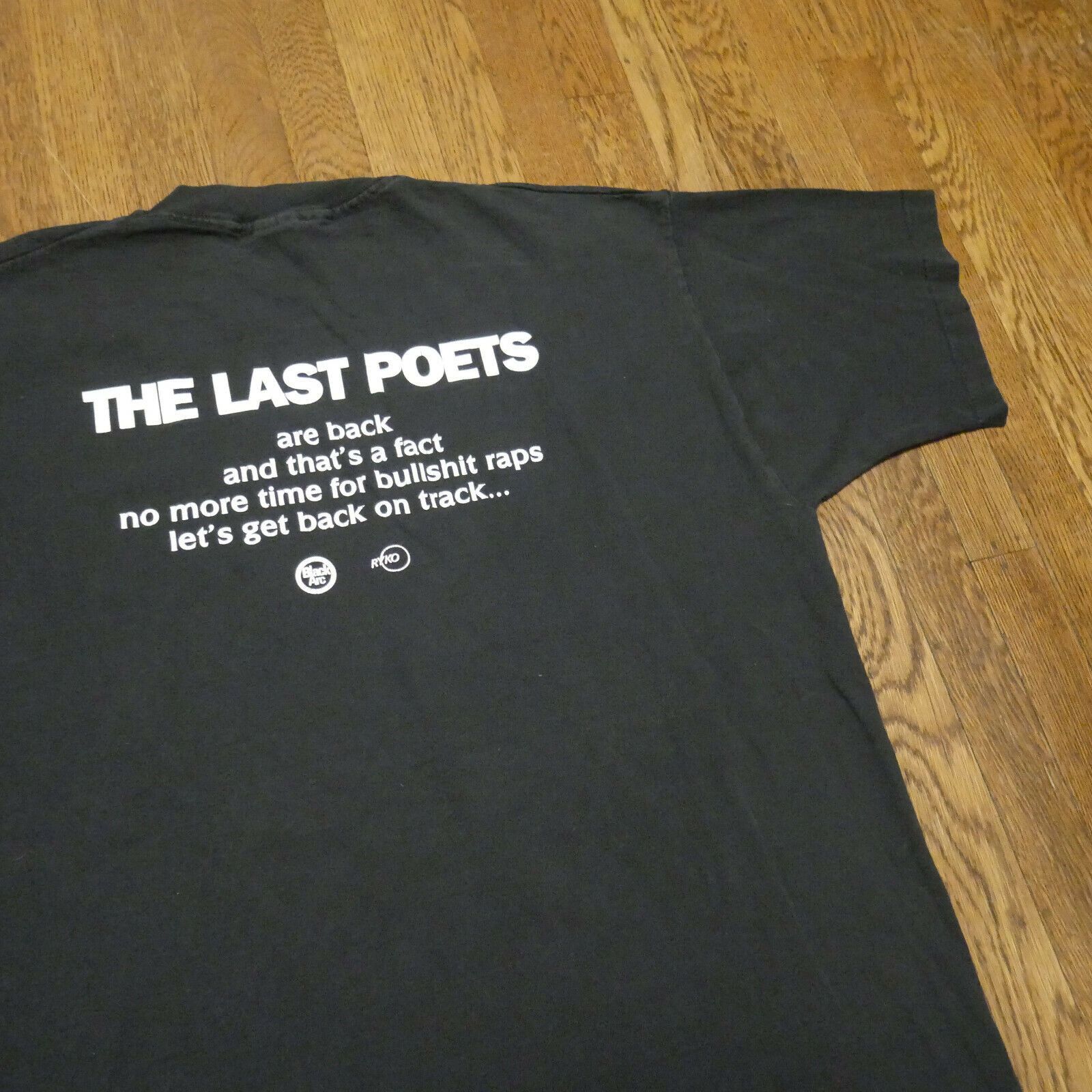 Fruit Of The Loom Vintage The Last Poets T Shirt Holy Terror Jazz Rap Soul Size US L / EU 52-54 / 3 - 9 Thumbnail