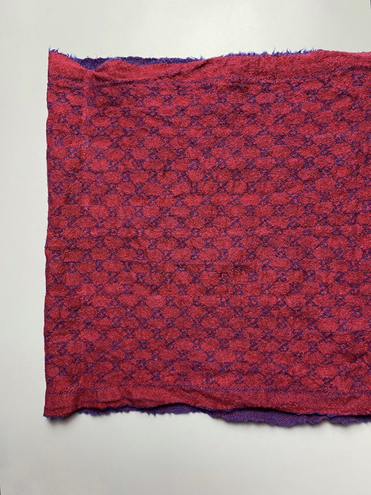 Gucci Gucci GG Logo Wool Monogram Scarf Size ONE SIZE - 9 Thumbnail