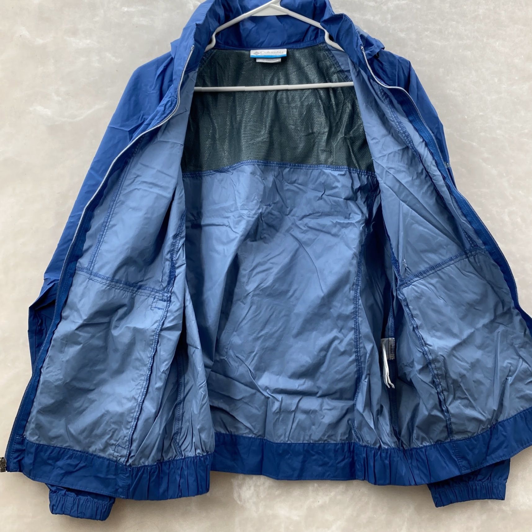 Vintage Columbia Womens Windbreaker Jacket Hooded Long Sleeve Blue Winter Size L Regular Size L / US 10 / IT 46 - 6 Thumbnail