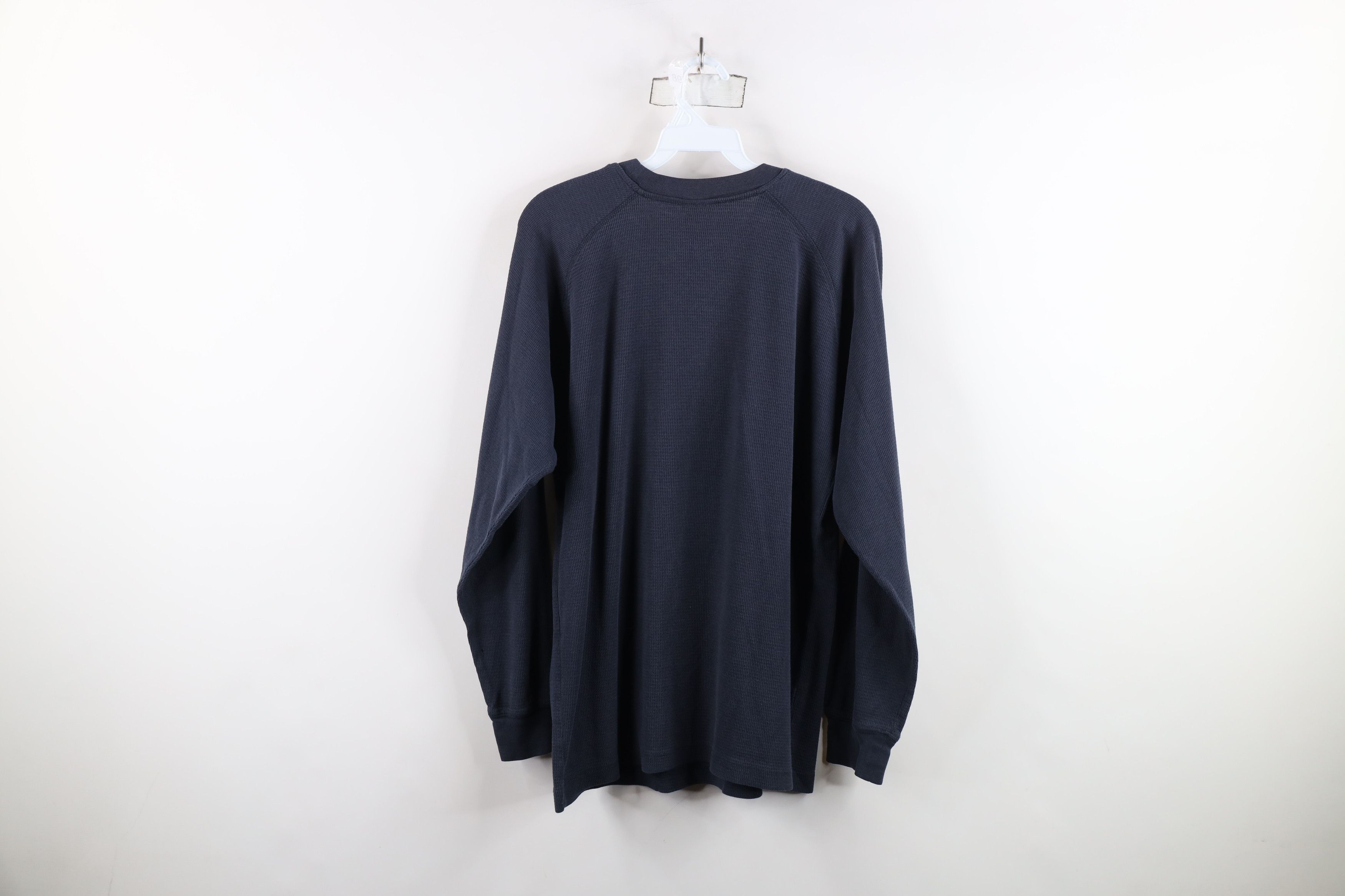 Vintage Vintage 90s University of Michigan Waffle Knit T-Shirt Size US L / EU 52-54 / 3 - 12 Thumbnail