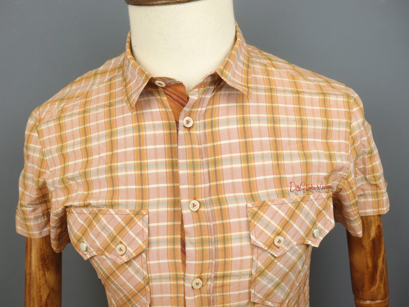Dolce & Gabbana Dolce & Gabbana Roll Tab Sleeve Button-Up Shirt Size 48 Size US M / EU 48-50 / 2 - 2 Thumbnail