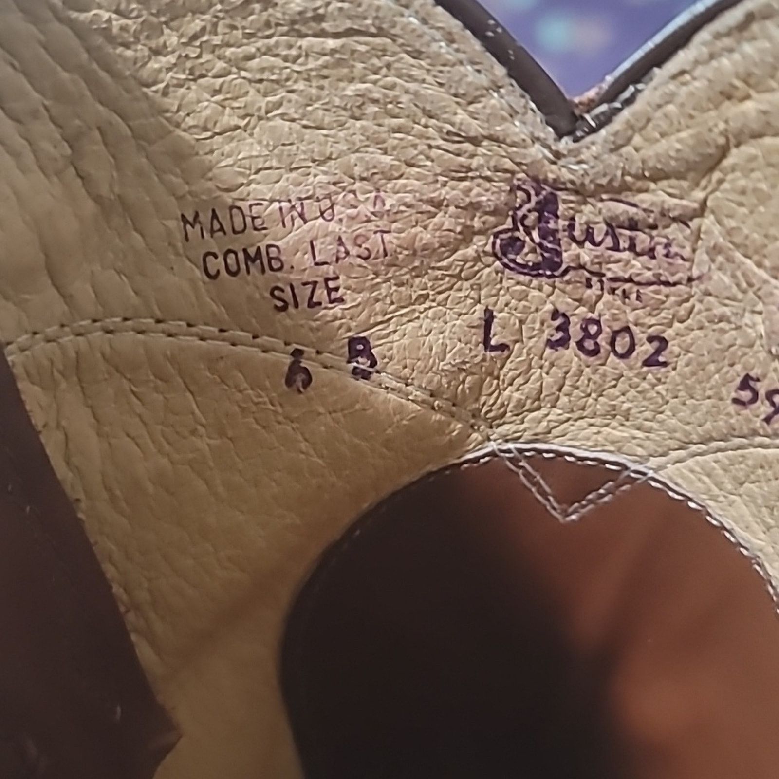 Justin Boots Vintage Justin Cowgirl Boots Made in USA Size US 6 / IT 36 - 3 Thumbnail
