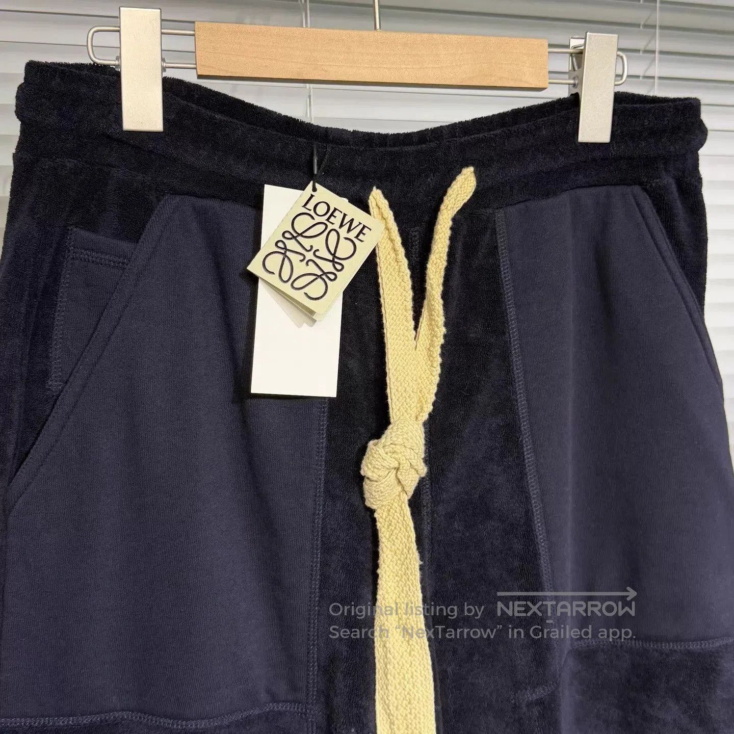 Loewe Blue Casual Shorts with Drawstring . Size US 30 / EU 46 - 3 Thumbnail