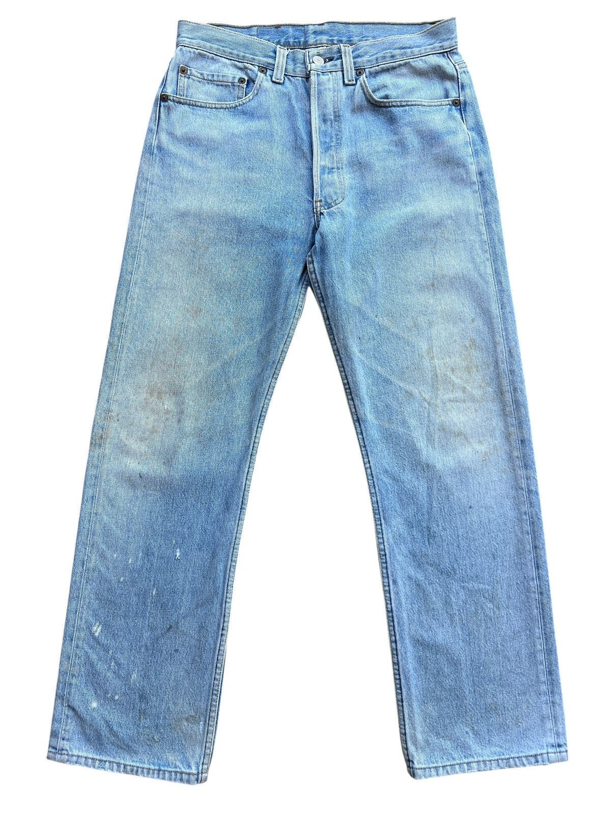 Levi's Vintage 80s Levi’s Made In Usa Denim Jeans 31x27 Size US 31 - 2 Thumbnail