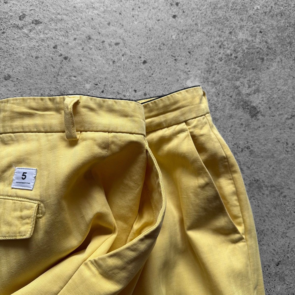 DEPARTMENT5 Department Five Straight Fit Cotton Linen Chino Trousers Size 29" - 3 Thumbnail