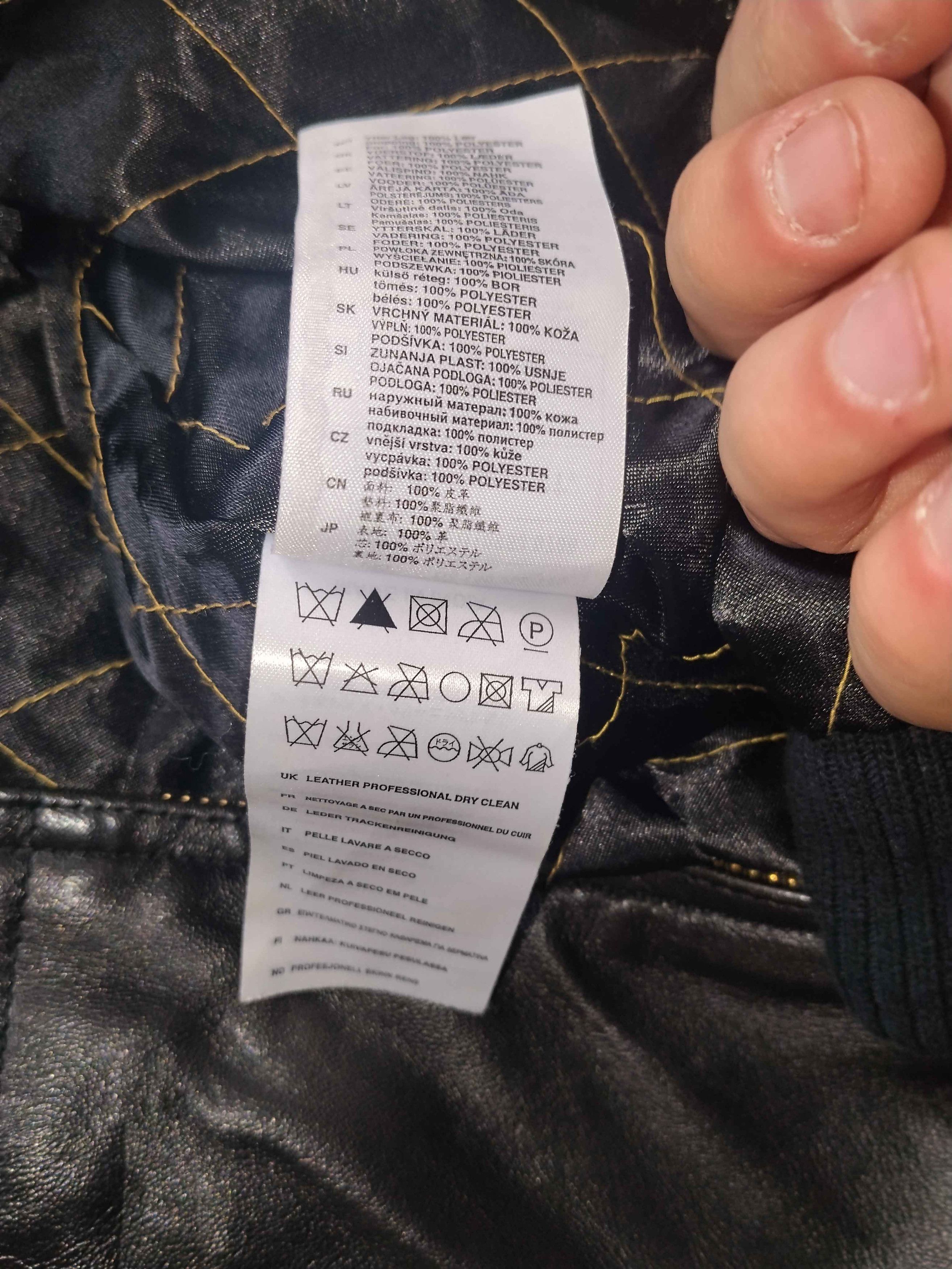 Carhartt Vintage Rare 2008-2009 Carhartt Black Bomber Leather Jacket Size S / US 4 / IT 40 - 5 Thumbnail
