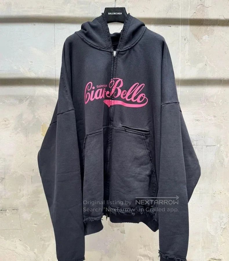 Balenciaga Balenciaga Ciao Bello Zip Hoodie. Size US S / EU 44-46 / 1 - 1 Thumbnail