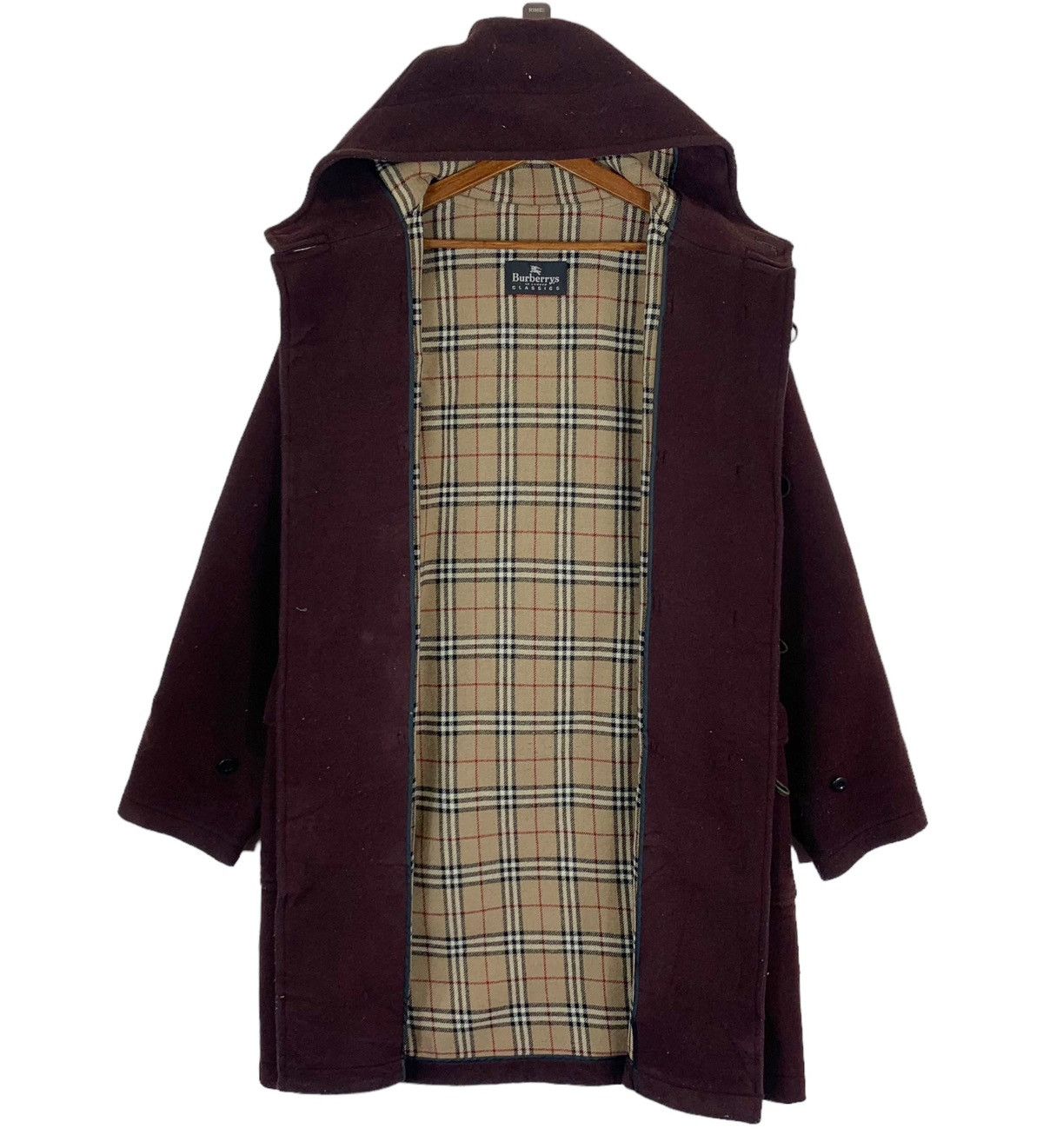 Burberry Wool Plaid Coat BURBERRY LONDON Wool Knit チェスター