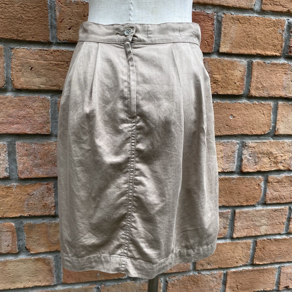 Zucca ZUCCA Beige Pleated Skirt with Side Pockets Size 27" / US 4 / IT 40 - 16 Thumbnail