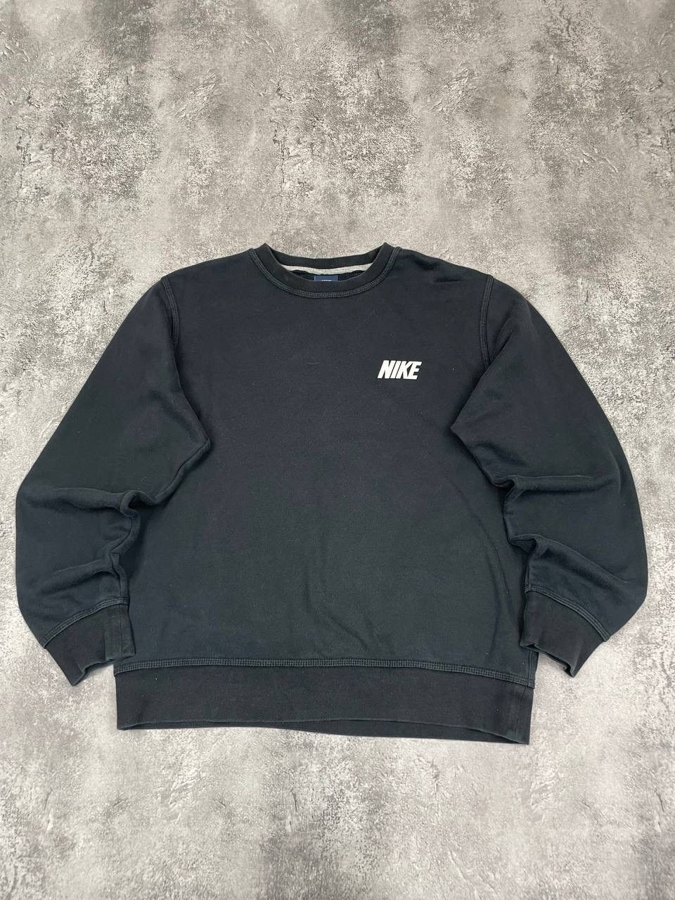 Nike Nike Men Cotton Blend Sweatshirt Black Crewneck Casual Size US XL / EU 56 / 4 - 1 Thumbnail