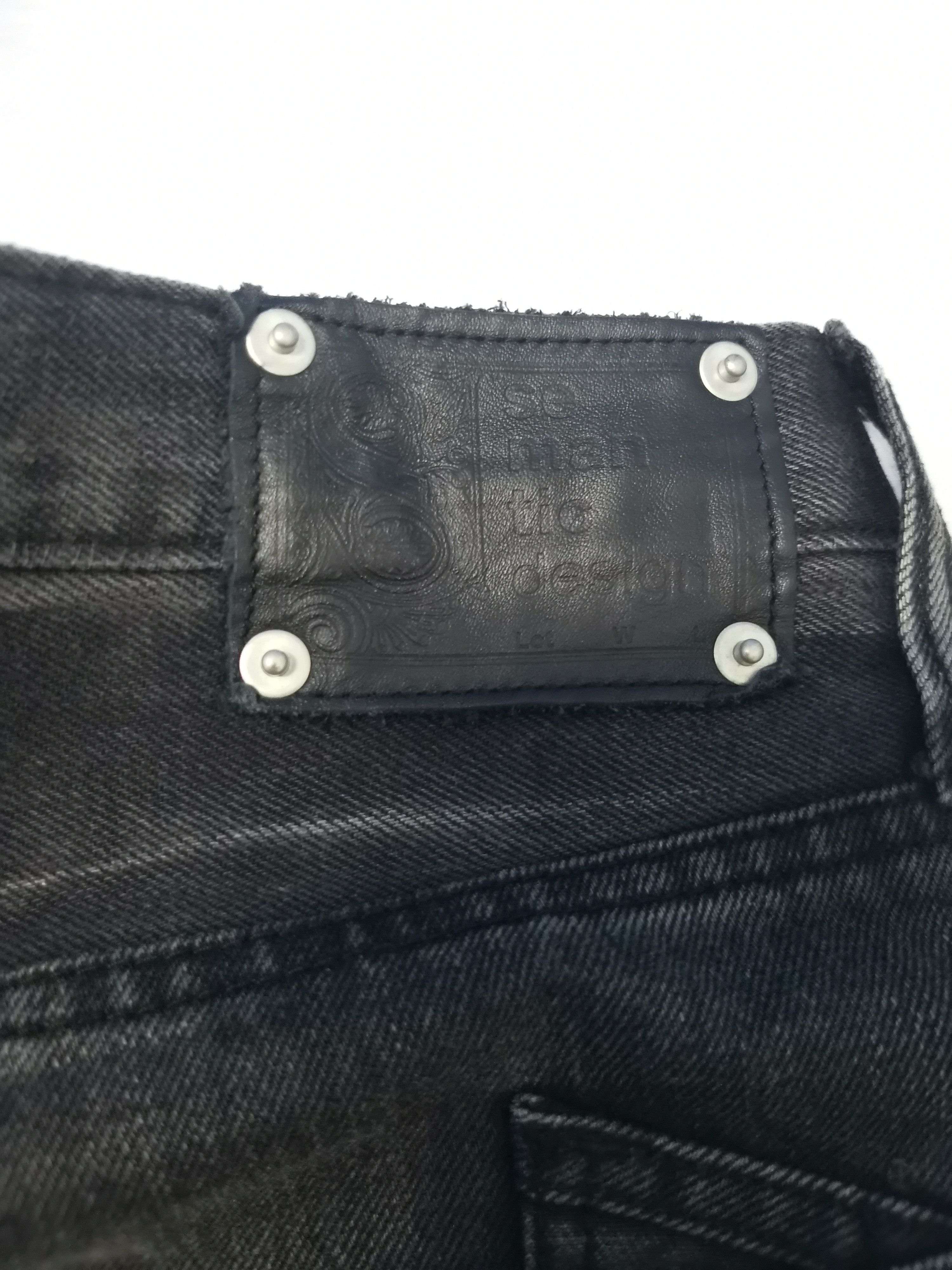 If Six Was Nine RARE Semantic Design Distressed Denim Jeans Paint Undercover Size US 32 / EU 48 - 6 Thumbnail