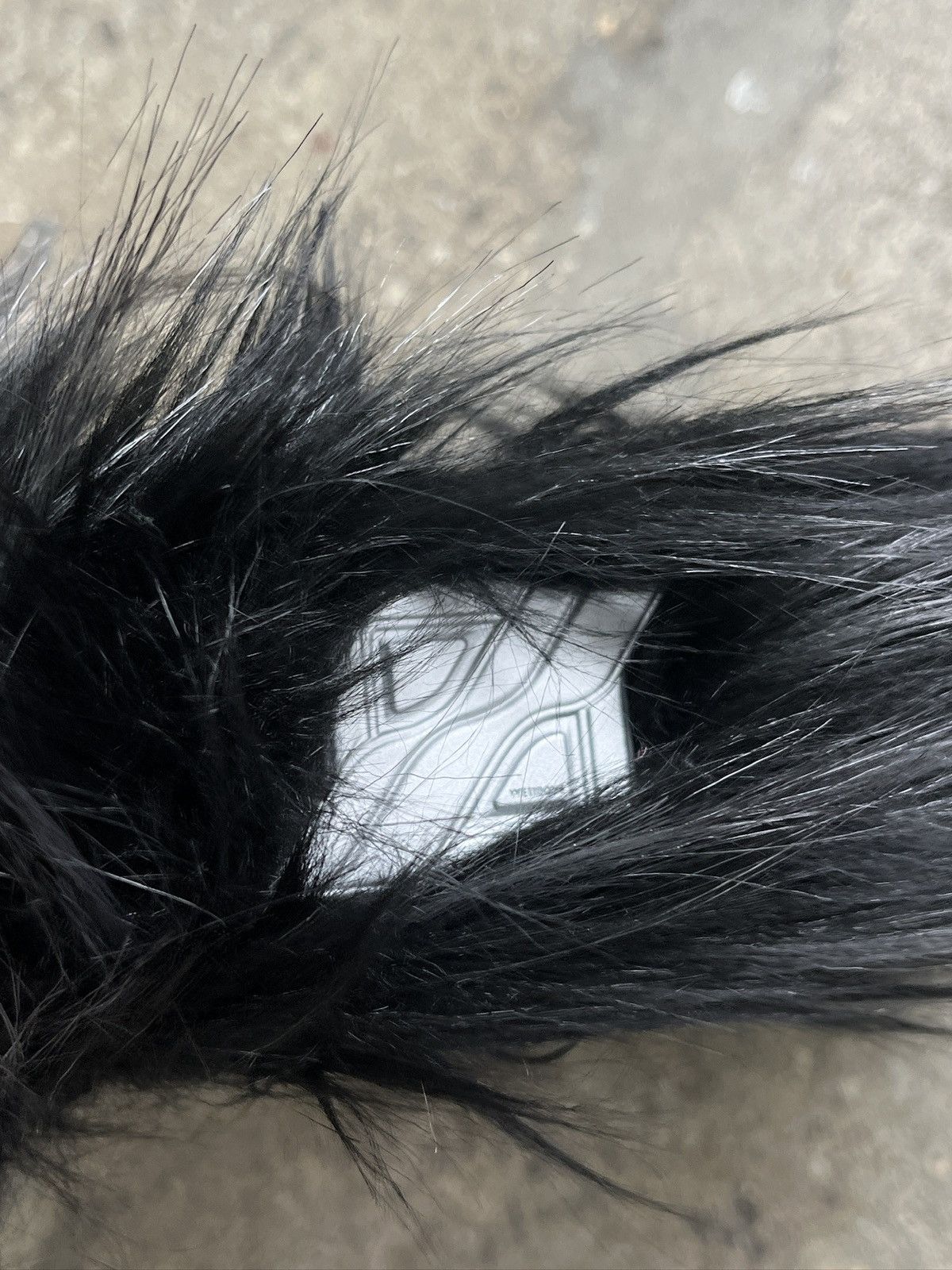 WE11DONE We11done Faux Fur Choker Necklace (unisex) Size ONE SIZE - 13 Thumbnail