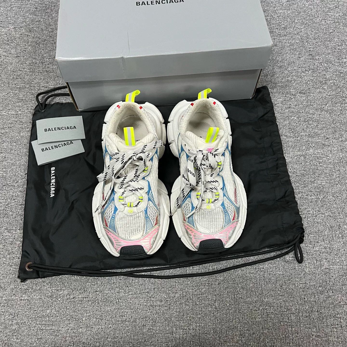 Balenciaga Balenciaga 3XL Colorful Casual Sneakers Size US 7 / EU 40 - 1 Thumbnail