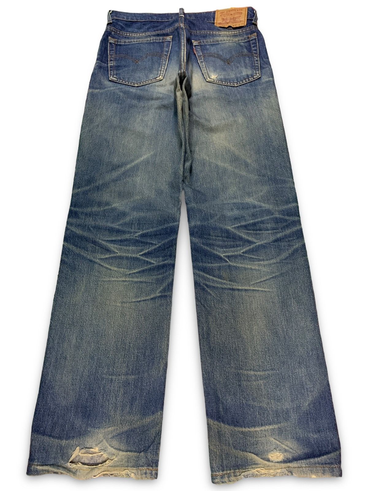 Levi's Vintage 90 Levis 515 Rusty Wash Distressed Loose Jeans 30x31 Size US 30 / EU 46 - 2 Thumbnail