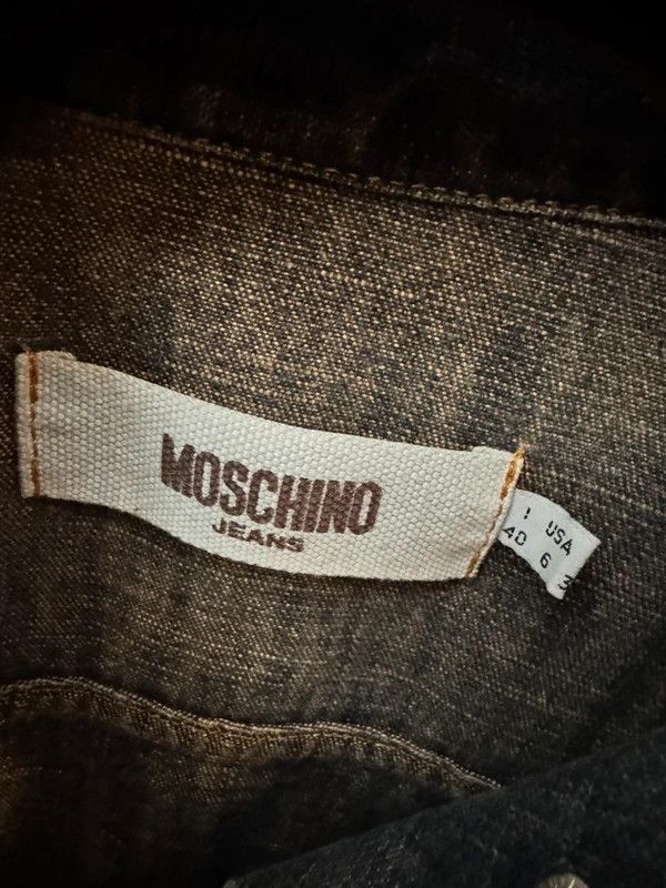 Moschino Moschino Jeans Denim Jacket S Size S / US 4 / IT 40 - 3 Thumbnail