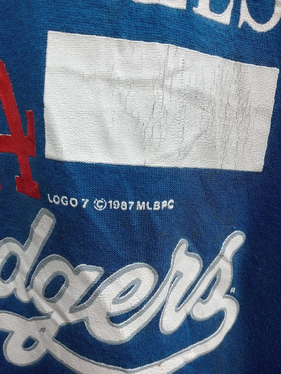 Logo 7 Vintage LA Dodgers Logo 7 MLB Sweatshirt Size US L / EU 52-54 / 3 - 2 Thumbnail
