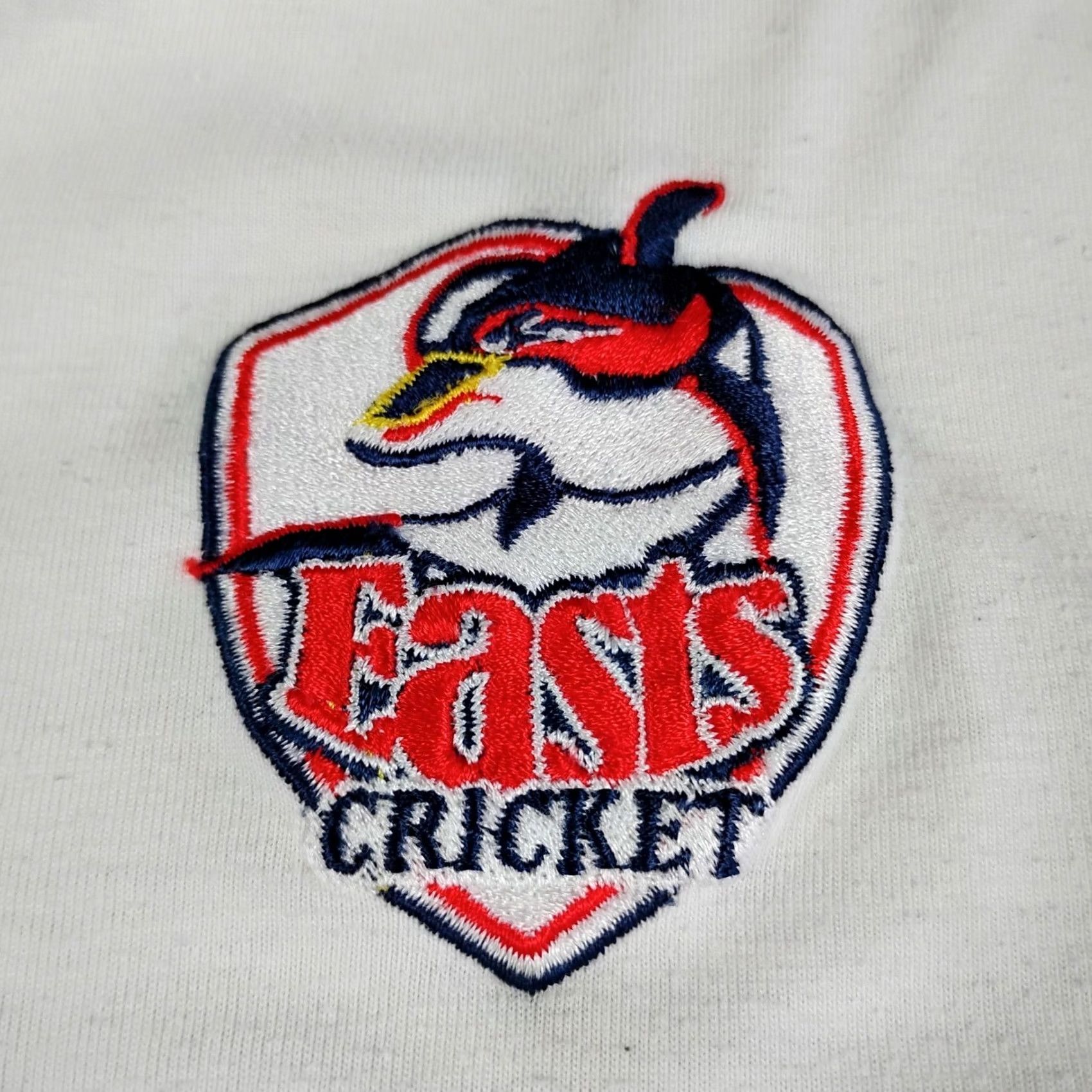 Vintage ISC Easts Cricket Polo Shirt Mens Size L White Short Sleeve Sponsor Logos Size US L / EU 52-54 / 3 - 4 Thumbnail