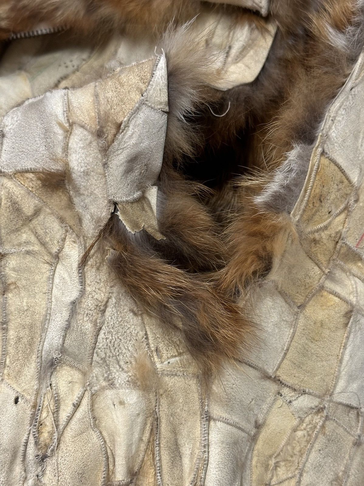 Dior CHRISTIAN DIOR Fall Winter 2001 Patchwork Leather Fur Vest Size ONE SIZE - 5 Thumbnail