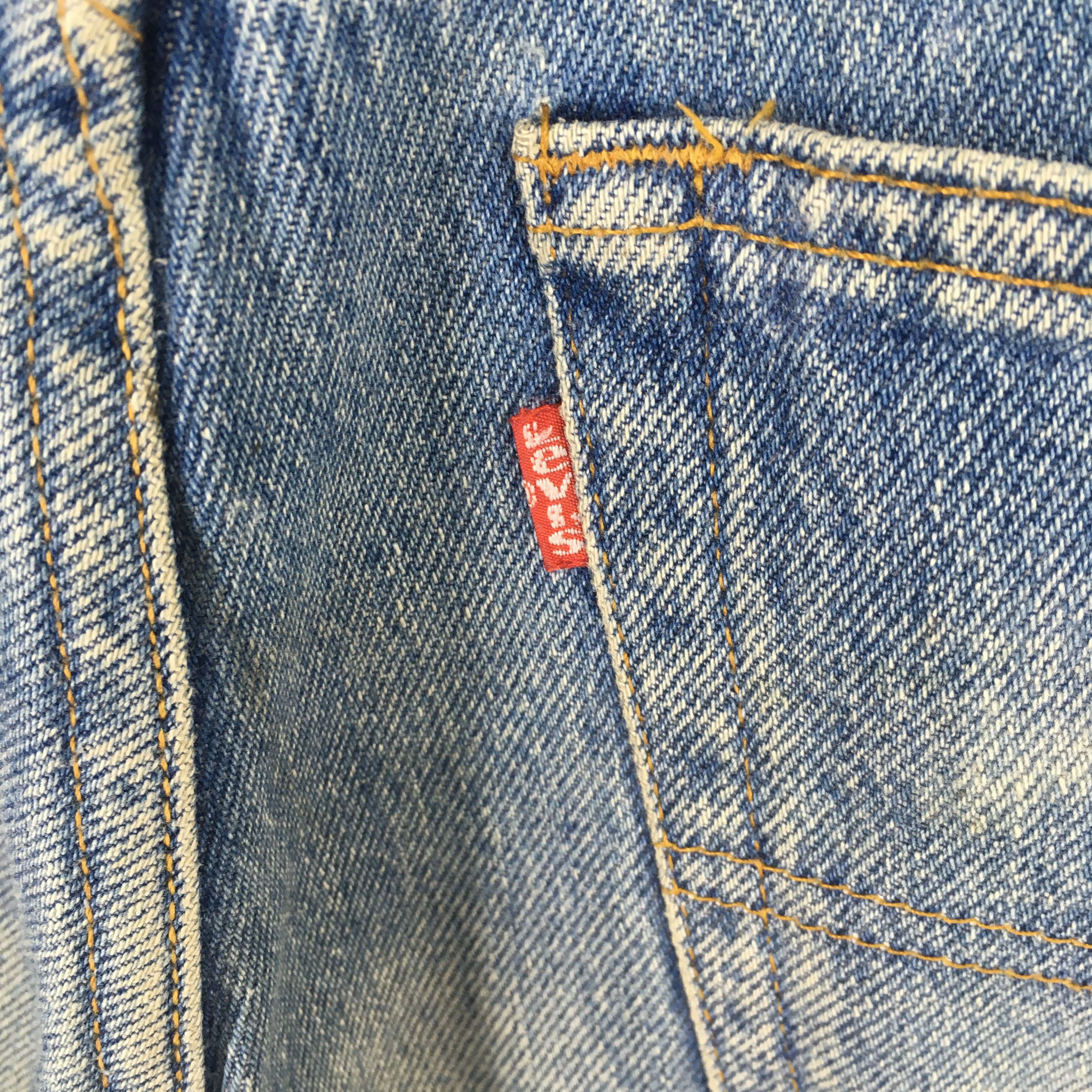 Levi's Size 29x28.5 Vintage 90s Levi's 501 Distressed Jeans S1081 Size US 29 - 11 Thumbnail